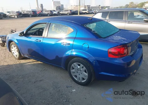 2014 Dodge Avenger Se from USA, damaged, VIN 1C3CDZAB3EN160880